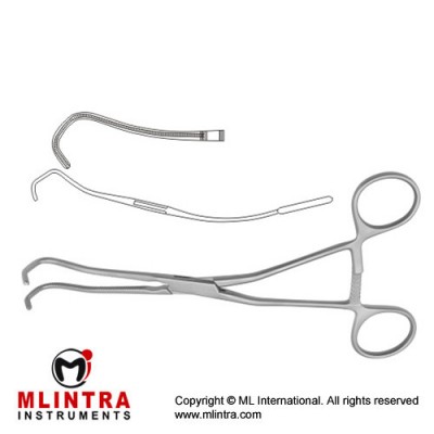 Derra Atrauma Anastomosis Clamp Fig. 1 Stainless Steel, 16 cm - 6 1/4"